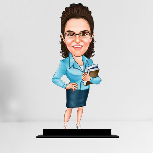 Miss Geek Caricature