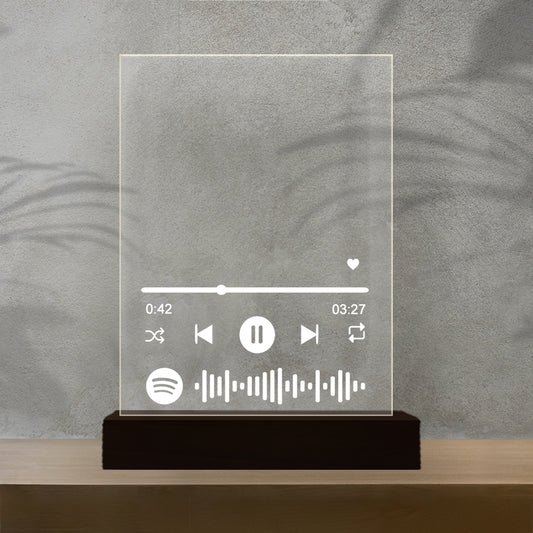 Spotify Customized Plaques (White)